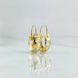 Candongas Ash Estrellas 0.7gr / 1.6cm / Lisas Oro Amarillo 18K ©