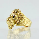 Anillo Rostro León 8.2gr / T8 1/4 / Oro Amarillo 18K