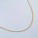 Cadena Veneciana 1.8gr / 50.2cm / 0.4mm Oro Amarillo +3 18K &