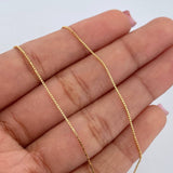 Cadena Veneciana 1.8gr / 50.2cm / 0.4mm Oro Amarillo +3 18K &
