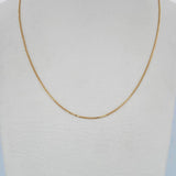Cadena Veneciana 1.8gr / 50.2cm / 0.4mm Oro Amarillo +3 18K &