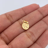 Dije Letra K 0.4gr / 1.4cm / Troquelado Oro Amarillo 18K &