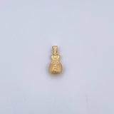 Dije Bolsa Dinero 0.45gr / 1.8cm / Troquelado Oro Amarillo 18K &