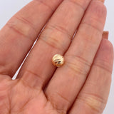 Bola Diamantada 7mm  Oro Amarillo &
