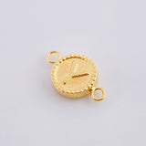 Herraje Letra Y Doble Textura 0.6g / 1.7cm Oro Amarillo 18K