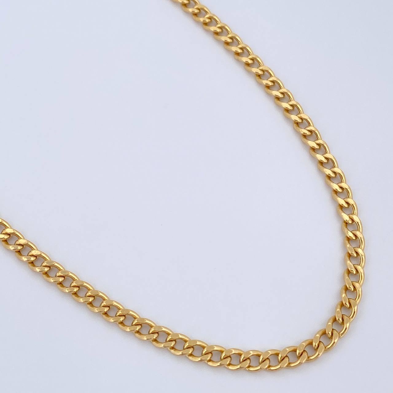 Cadena Cubana 10.7gr / 60cm / Oro Amarillo +1 18K $