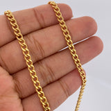 Cadena Cubana 10.7gr / 60cm / Oro Amarillo +1 18K $
