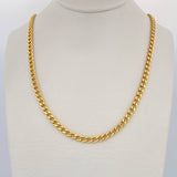 Cadena Cubana 10.7gr / 60cm / Oro Amarillo +1 18K $