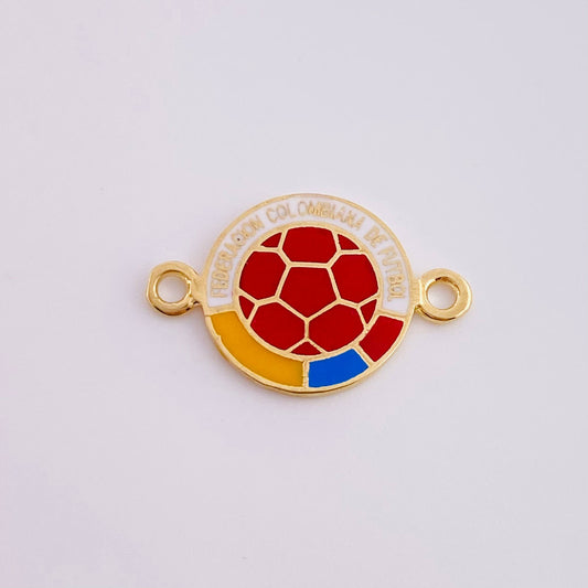 Herraje Escudo Selección 1.7 g / 2.2 cm Oro Amarillo 18K