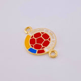 Herraje Escudo Selección 1.65 g / 2.2 cm Oro Amarillo 18K