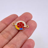 Herraje Escudo Selección 1.85 g / 2.2 cm Oro Amarillo 18K