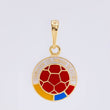 Dije Escudo Selección 2.05 g / 2.5 cm Oro Amarillo 18K