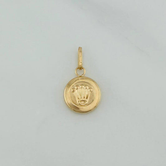 Dije Corona 0.6gr / 1.8cm / Oro Amarillo 18K %