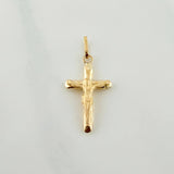 Dije Cruz Cristo 0.75gr / 3cm / Oro Amarillo 18K &