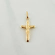 Dije Cruz Cristo 0.7gr / 3cm / Oro Amarillo 18K %