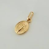 Dije Virgen Milagrosa 0.5gr / 1.5cm / Troquelado Oro Amarillo &