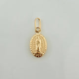 Dije Virgen Guadalupe 0.6gr / 1.9cm / Troquelado Oro Amarillo &