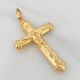 Dije Dije Cruz Cristo 3.3gr / 5.9cm / Oro Amarillo 18K