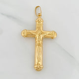 Dije Dije Cruz Cristo 3.3gr / 5.9cm / Oro Amarillo 18K
