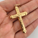 Dije Dije Cruz Cristo 3.3gr / 5.9cm / Oro Amarillo 18K