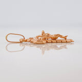 Dije Cruz Cristo Milagroso 2.1gr / 2.7cm / Oro Rosa 18K $