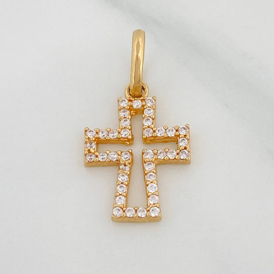 Dije Cruz 1gr / 2cm / Oro Amarillo 18K $
