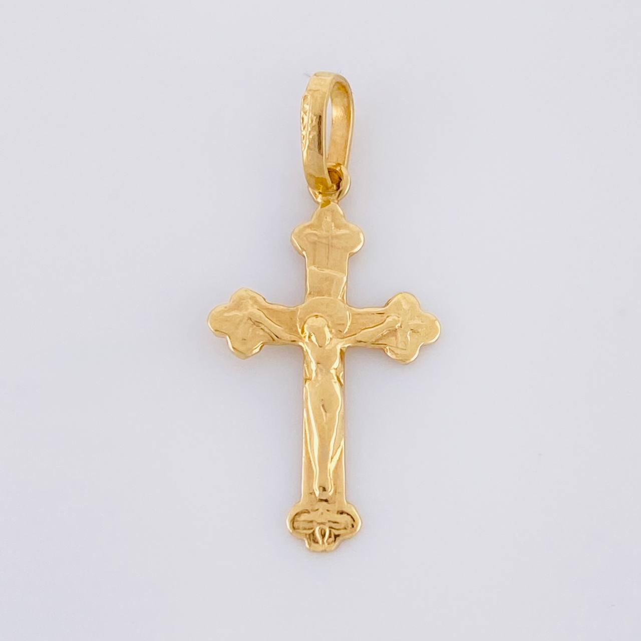 Dije Cruz Cristo 0.6g / 1.4cm Oro Amarillo 18K