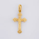 Dije Cruz Cristo 0.6g / 1.4cm Oro Amarillo 18K