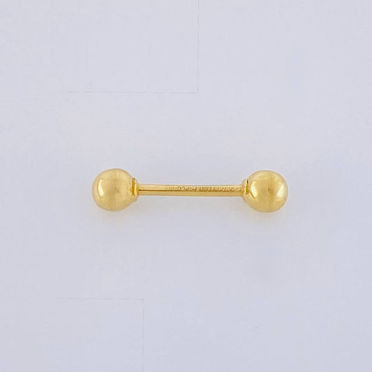 Piercing Barra 0.35g / 1.6cm Oro Amarillo 18K
