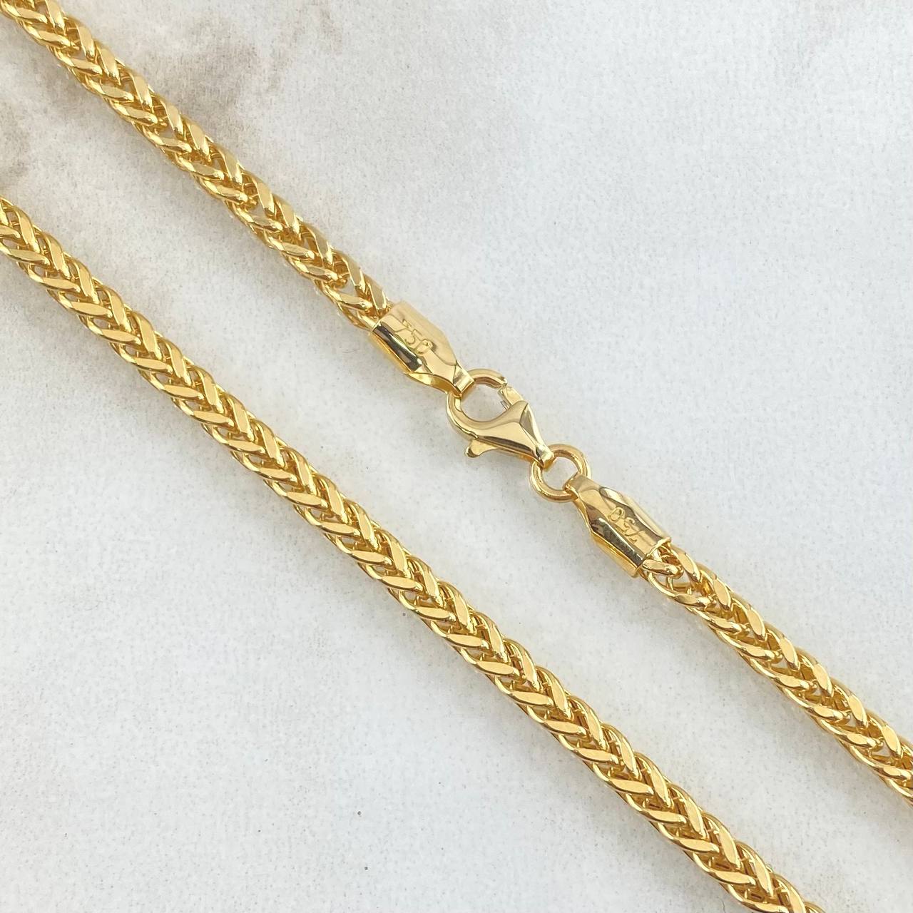 Cadena Franco 8.8gr / 60cm / +3 Oro 18K -