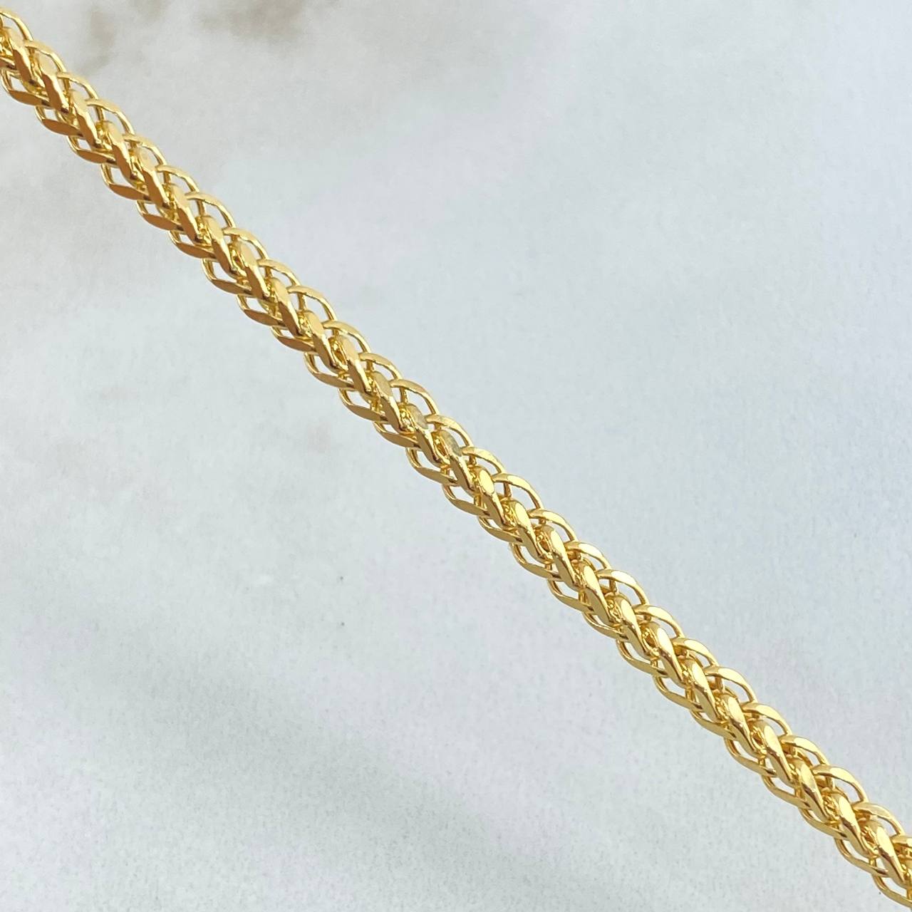 Cadena Franco 8.8gr / 60cm / +3 Oro 18K -