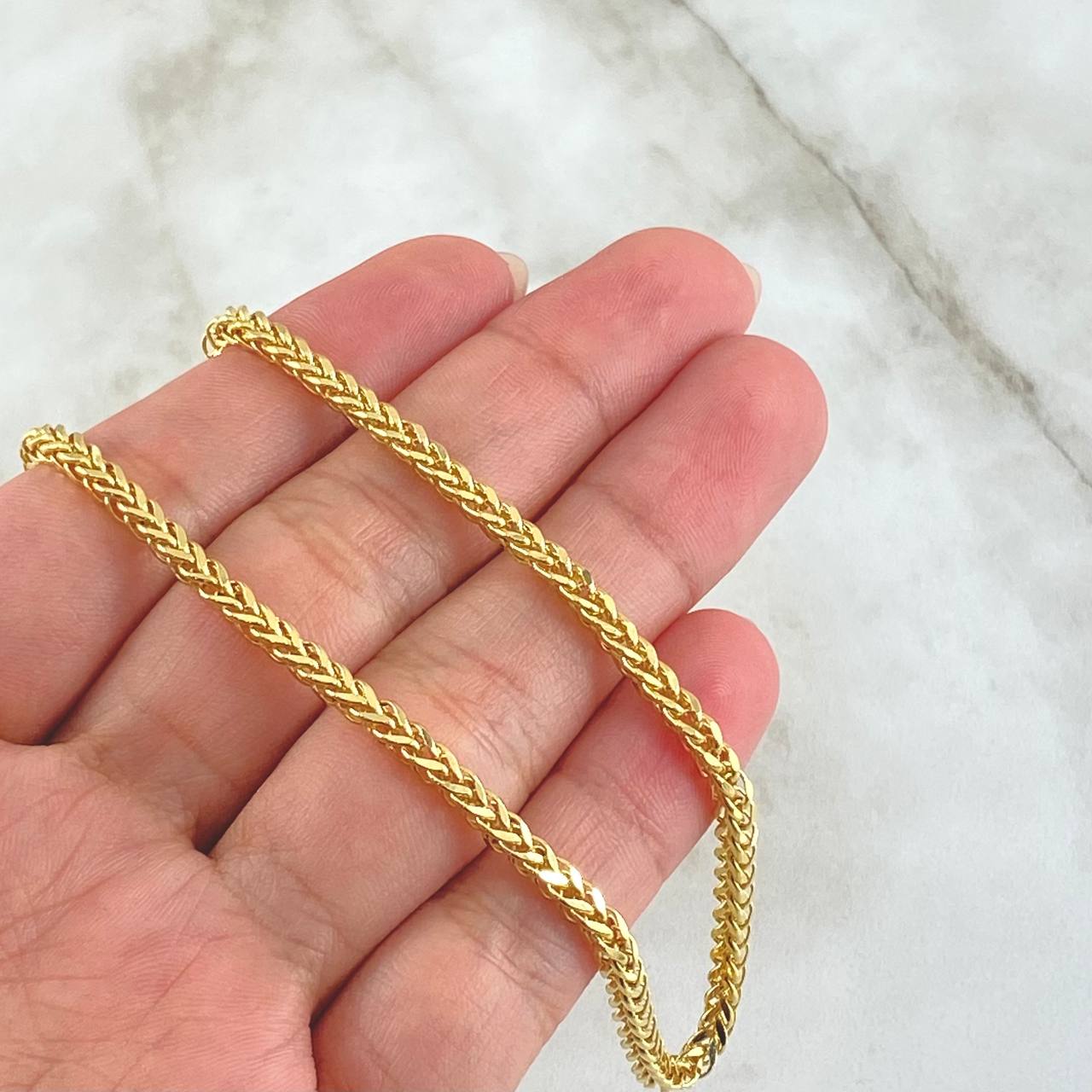Cadena Franco 8.8gr / 60cm / +3 Oro 18K -