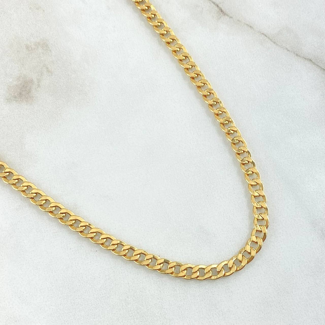 Cadena Cubana 12.24gr / 70cm / +0 Oro 18K