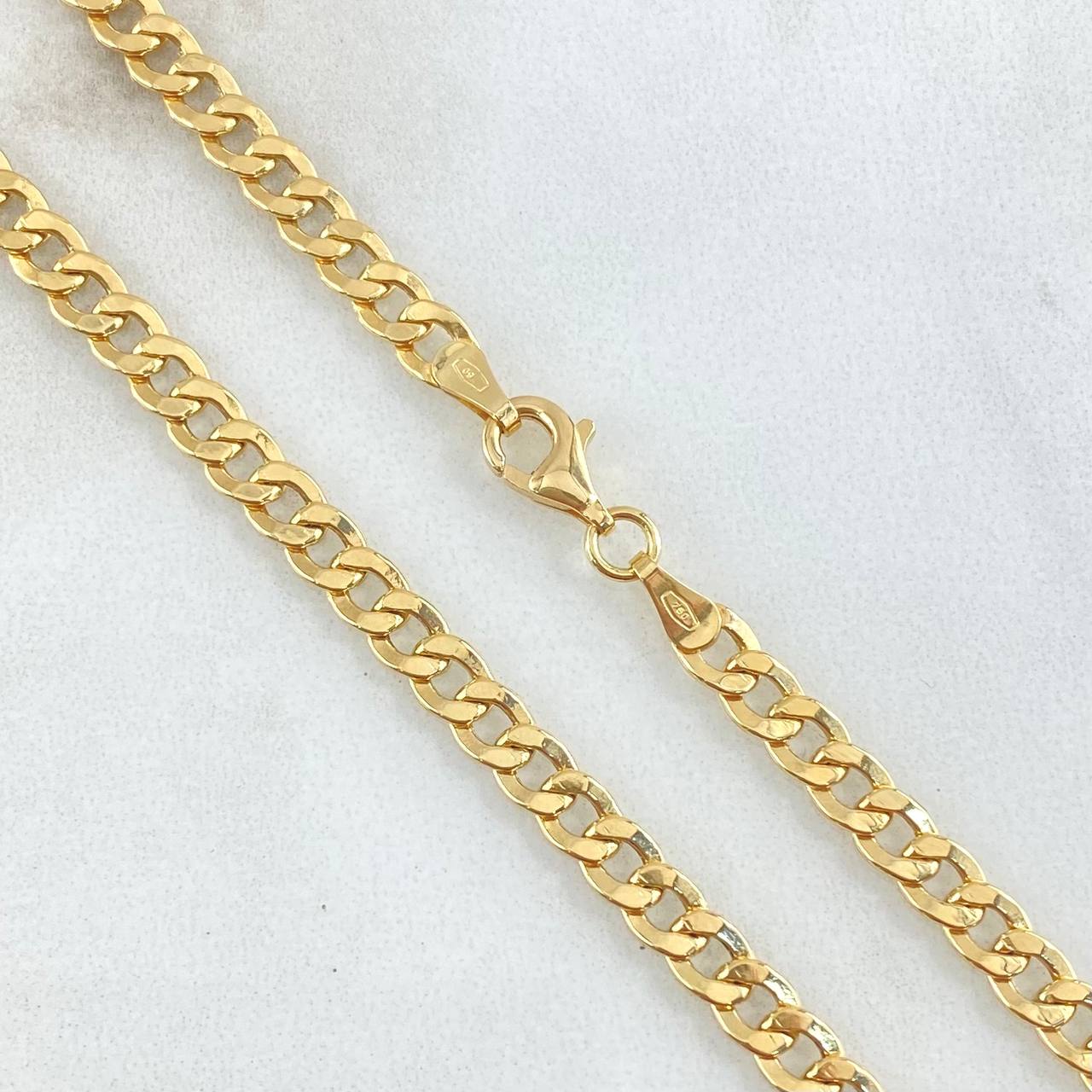 Cadena Cubana 10.45gr / 60cm / +0 Oro 18K