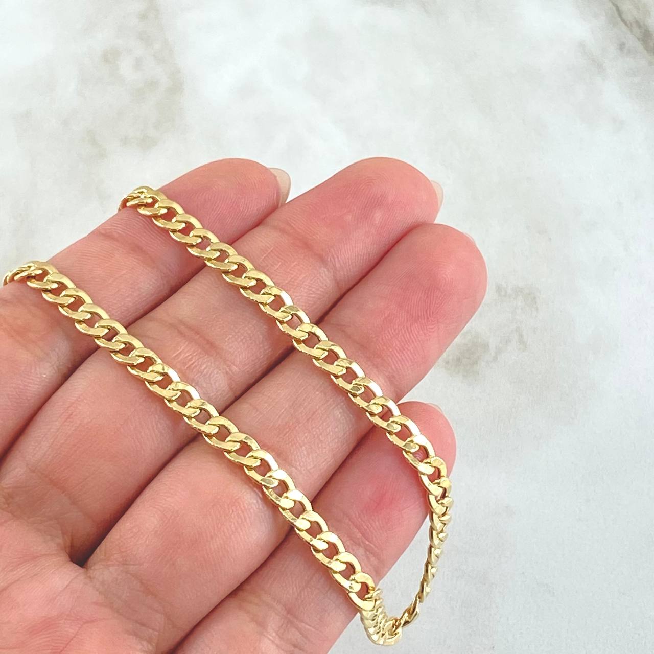 Cadena Cubana 12.24gr / 70cm / +0 Oro 18K