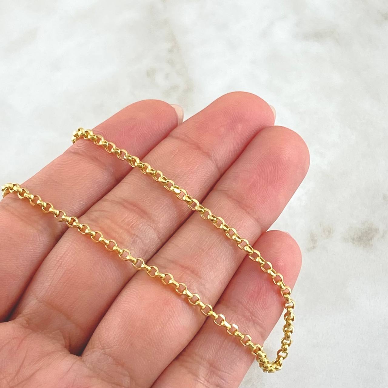 Cadena Roll-On 4.85gr / 60cm / +3 Oro 18K *