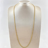 Cadena Cubana 12.24gr / 70cm / +0 Oro 18K