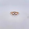 Anillo Infinito 1.05gr / T5 1/2 / Circones De Colores Oro Amarillo 18K $