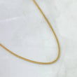 Cadena Cubana Tibetana 2.35gr / 60cm / 1.8mm Oro Amarillo +1 18K