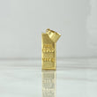 Dije Lingote 2.4gr / 3.1cm / 9mm Oro Amarillo +4 18K *