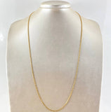 Cadena Panzer 6.9gr / 60cm / 1.9mm Oro Amarillo +1 18K *