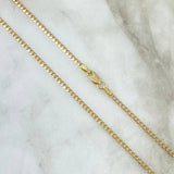 Cadena Panzer 6.7gr / 60cm / 1.9mm Oro Amarillo +1 18K ©