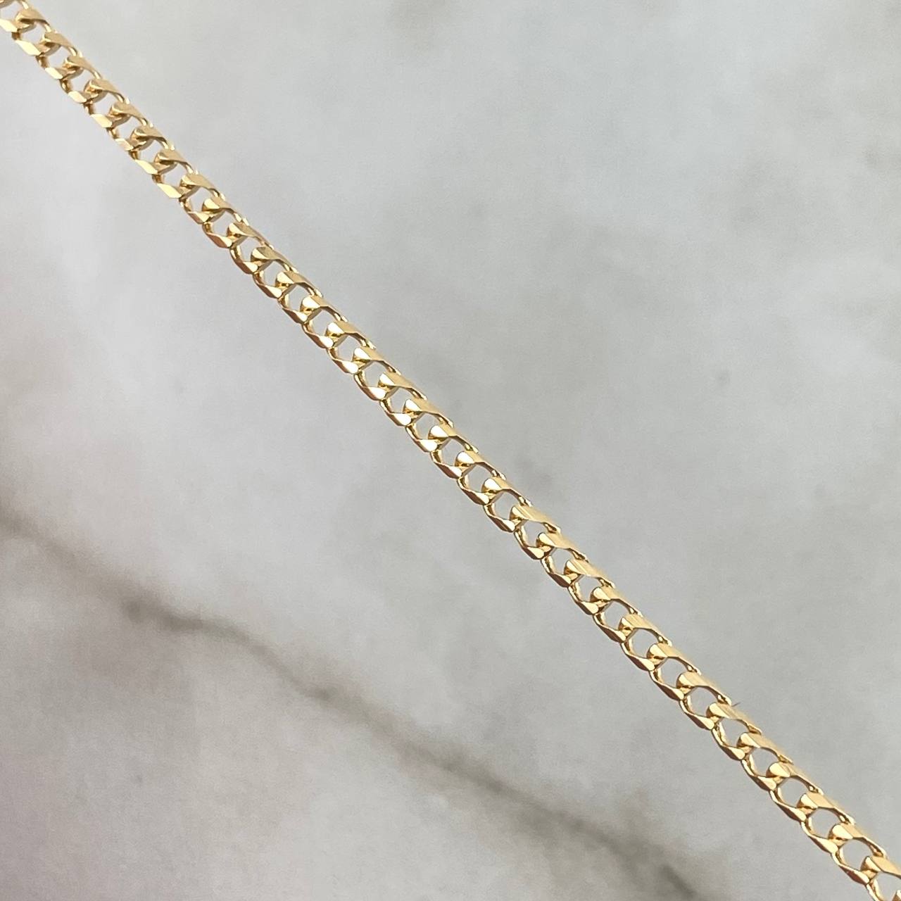 Cadena Panzer 6.7gr / 60cm / 1.9mm Oro Amarillo +1 18K ©