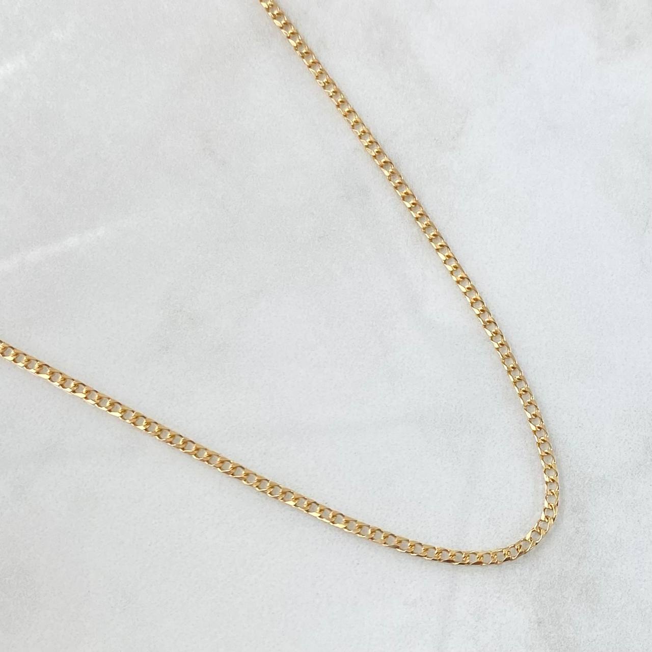 Cadena Panzer 6.45gr / 60cm / 1.9mm Oro Amarillo +1 18K *
