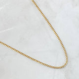 Cadena Panzer 6.45gr / 60cm / 1.9mm Oro Amarillo +1 18K *