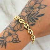 Pulso GC 7.25gr / 20.5cm / 8.2mm Liso Oro Amarillo 18K ©
