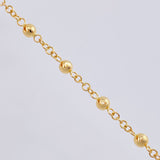 Pulso Denario Virgen Milagrosa 3.3gr / 20cm / 2.95mm Oro Amarillo 18K *