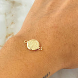 Herraje Letra T 0.6gr / 1.8cm / Oro Amarillo 18K