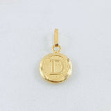 Dije Letra D 0.6gr / 2cm / Oro Amarillo 18K