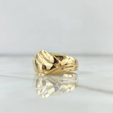 Anillo Curvas Mesetales 4.15gr / T7 / Oro Amarillo 18K